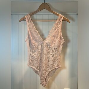 Mustard Seed Stretch Lace Body Suit size L